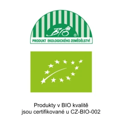 Produkty v BIO kvalite sú certifikované u CZ-BIO-002