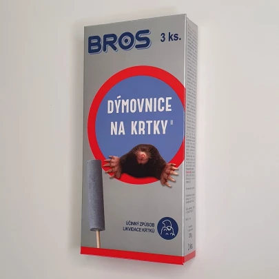 Dymovnica na krtkov - Bros - 3 ks