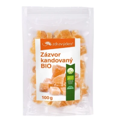 BIO Zázvor kandizovaný - BIO kvalita - 100 g